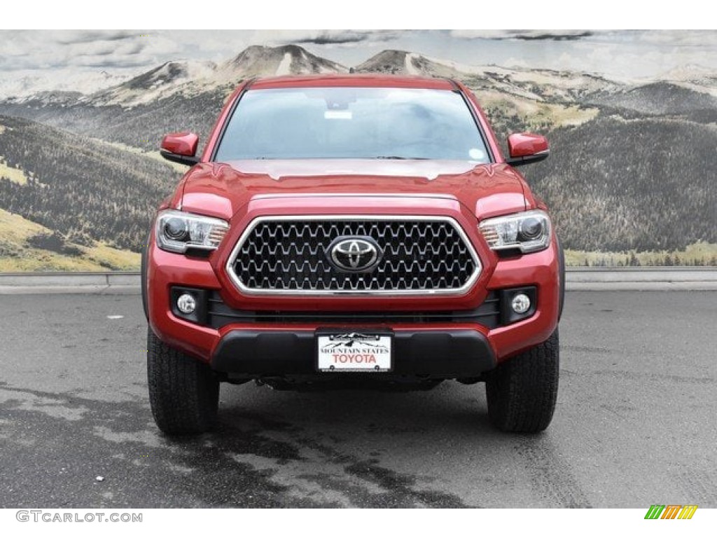 2019 Tacoma TRD Sport Access Cab 4x4 - Barcelona Red Metallic / TRD Graphite photo #2