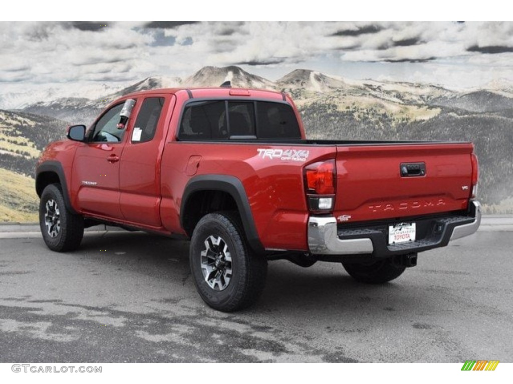 2019 Tacoma TRD Sport Access Cab 4x4 - Barcelona Red Metallic / TRD Graphite photo #3