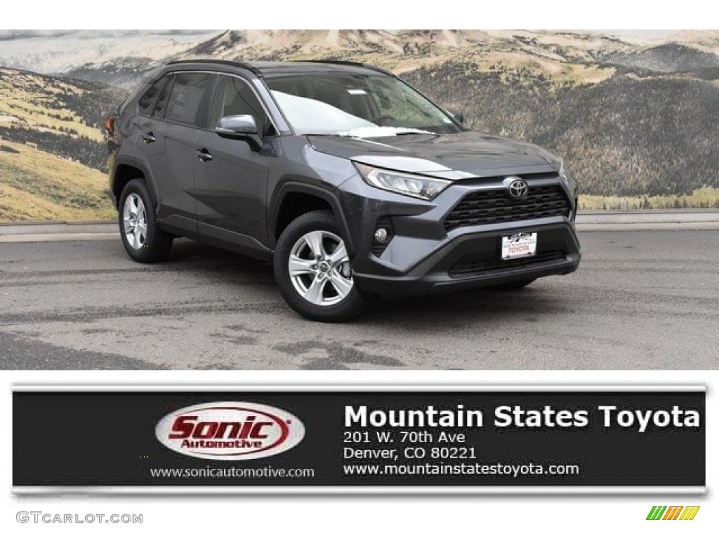 2019 RAV4 XLE AWD - Magnetic Gray Metallic / Black photo #1