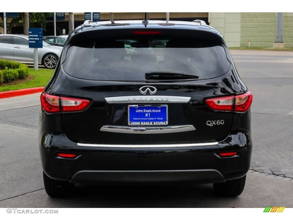 2015 QX60 3.5 AWD - Black Obsidian / Graphite photo #6