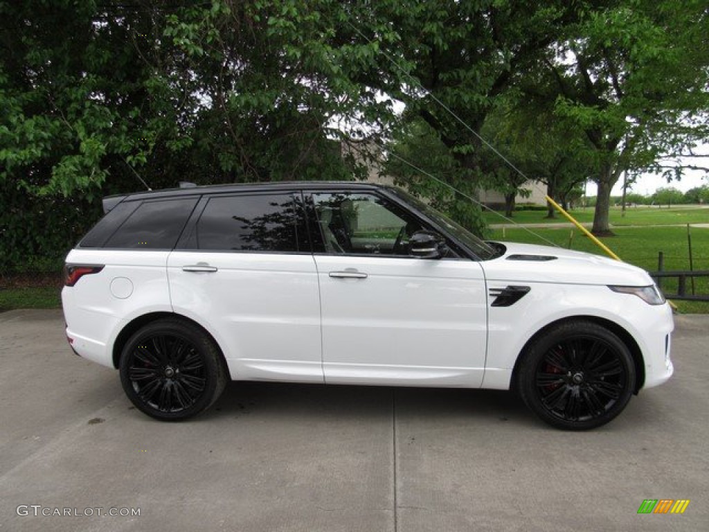 Fuji White 2019 Land Rover Range Rover Sport Autobiography Dynamic Exterior Photo #132855364