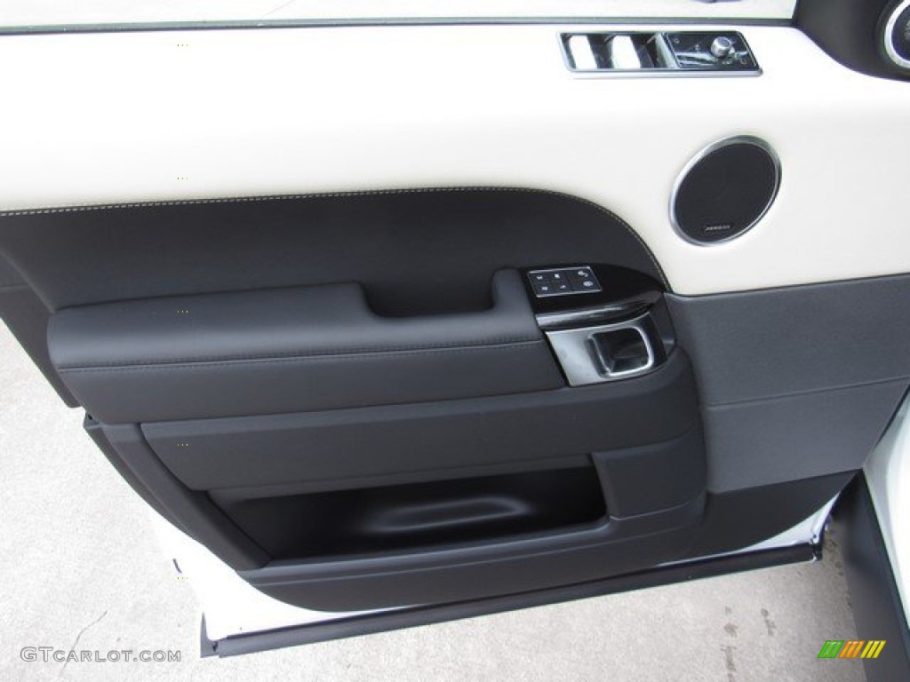 2019 Land Rover Range Rover Sport Autobiography Dynamic Ebony/Ivory Door Panel Photo #132855709