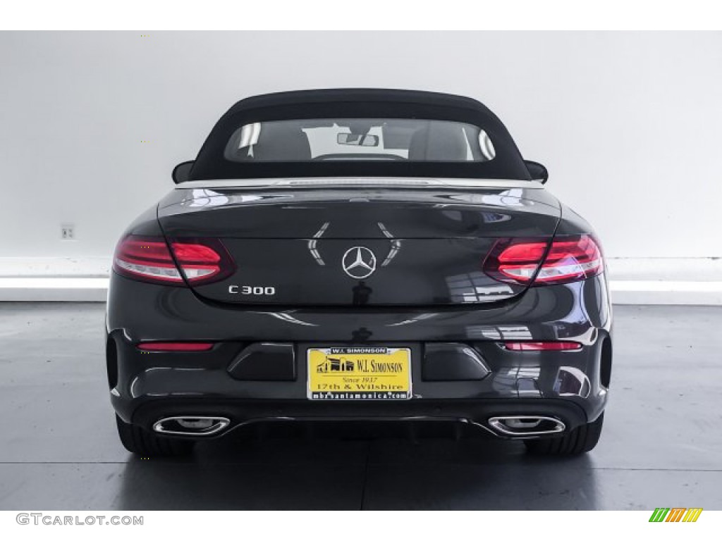 2019 C 300 Cabriolet - Graphite Grey Metallic / Saddle Brown/Black photo #3