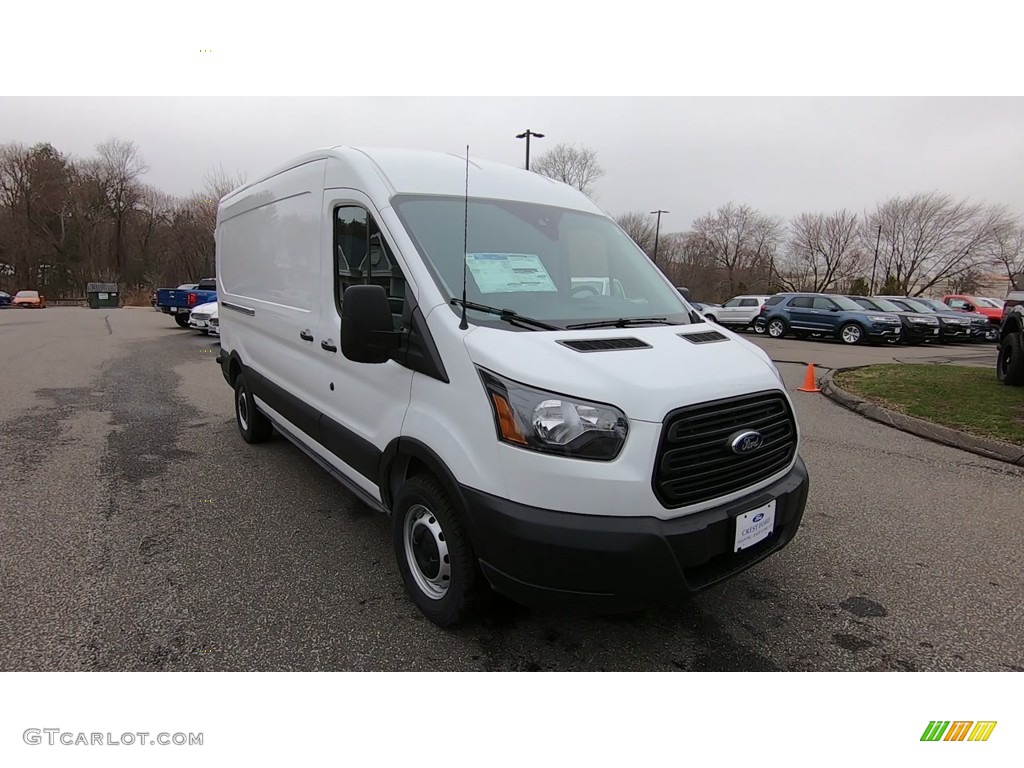 2019 Transit Van 250 MR Long - Oxford White / Pewter photo #1