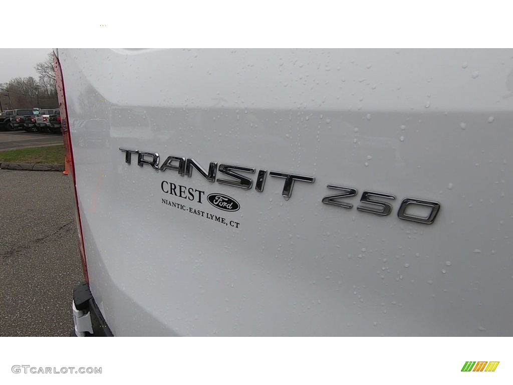 2019 Transit Van 250 MR Long - Oxford White / Pewter photo #9