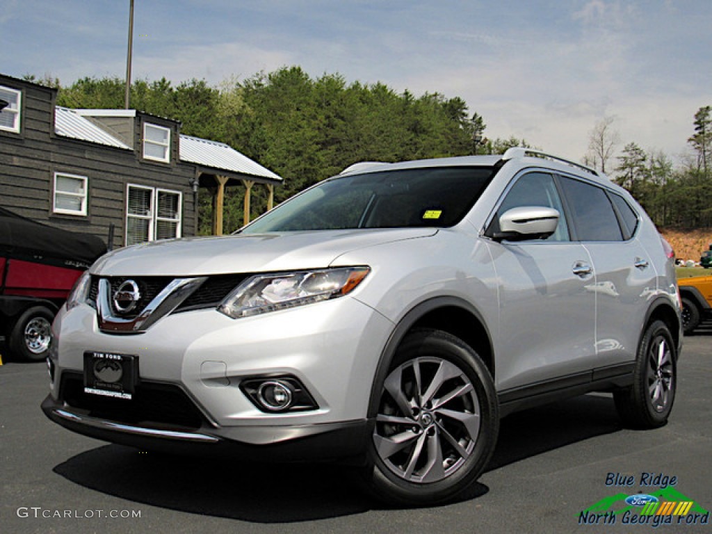 2016 Brilliant Silver Nissan Rogue SL AWD 132855119 Photo 28