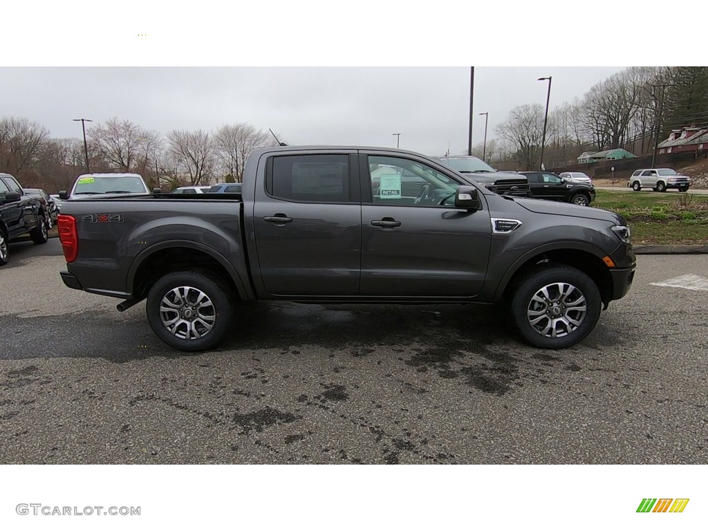 2019 Ranger Lariat SuperCrew 4x4 - Magnetic Metallic / Medium Stone photo #8