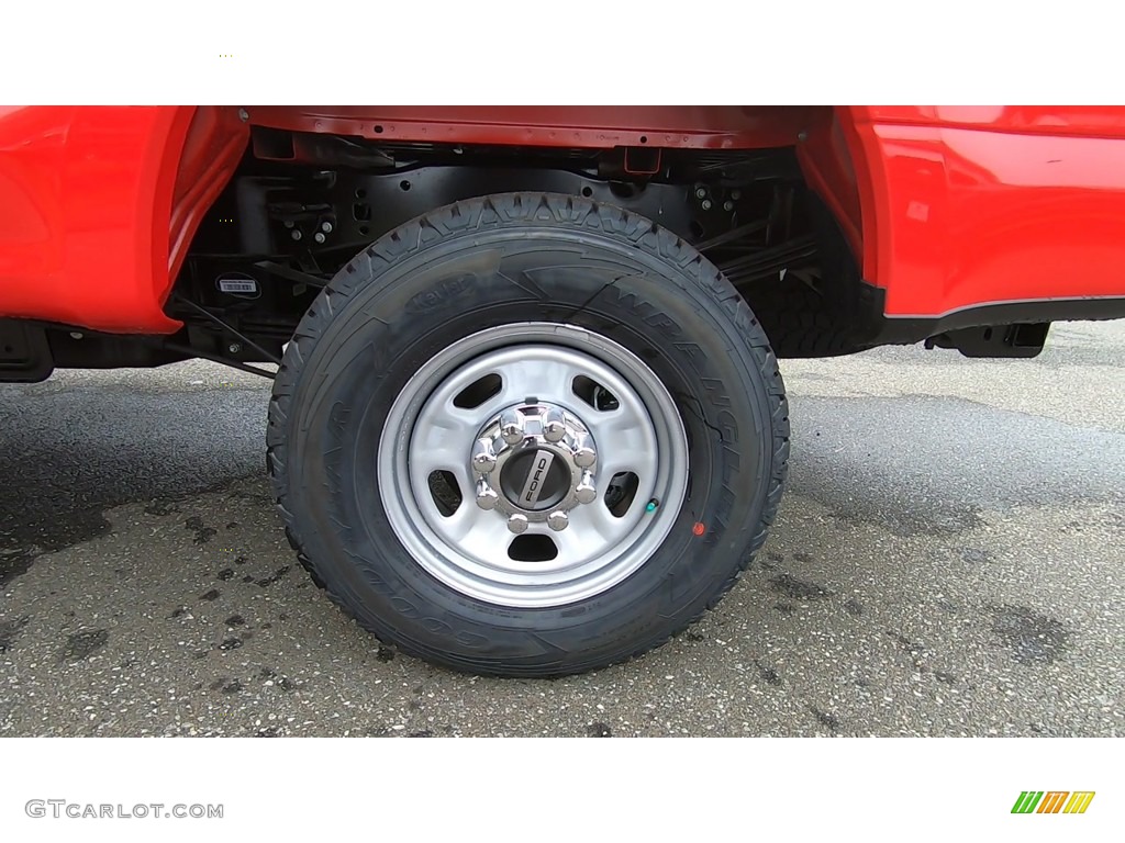 2019 F350 Super Duty XL Regular Cab 4x4 - Race Red / Earth Gray photo #17