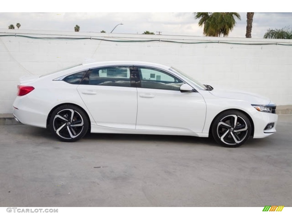 Platinum White Pearl 2019 Honda Accord Sport Sedan Exterior Photo #132863197