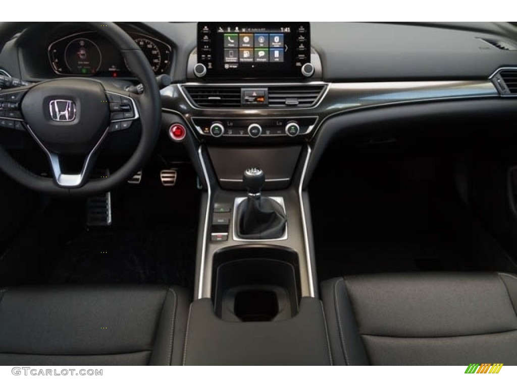 2019 Honda Accord Sport Sedan Black Dashboard Photo #132863577