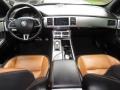 London Tan/Warm Charcoal 2012 Jaguar XF Supercharged Dashboard