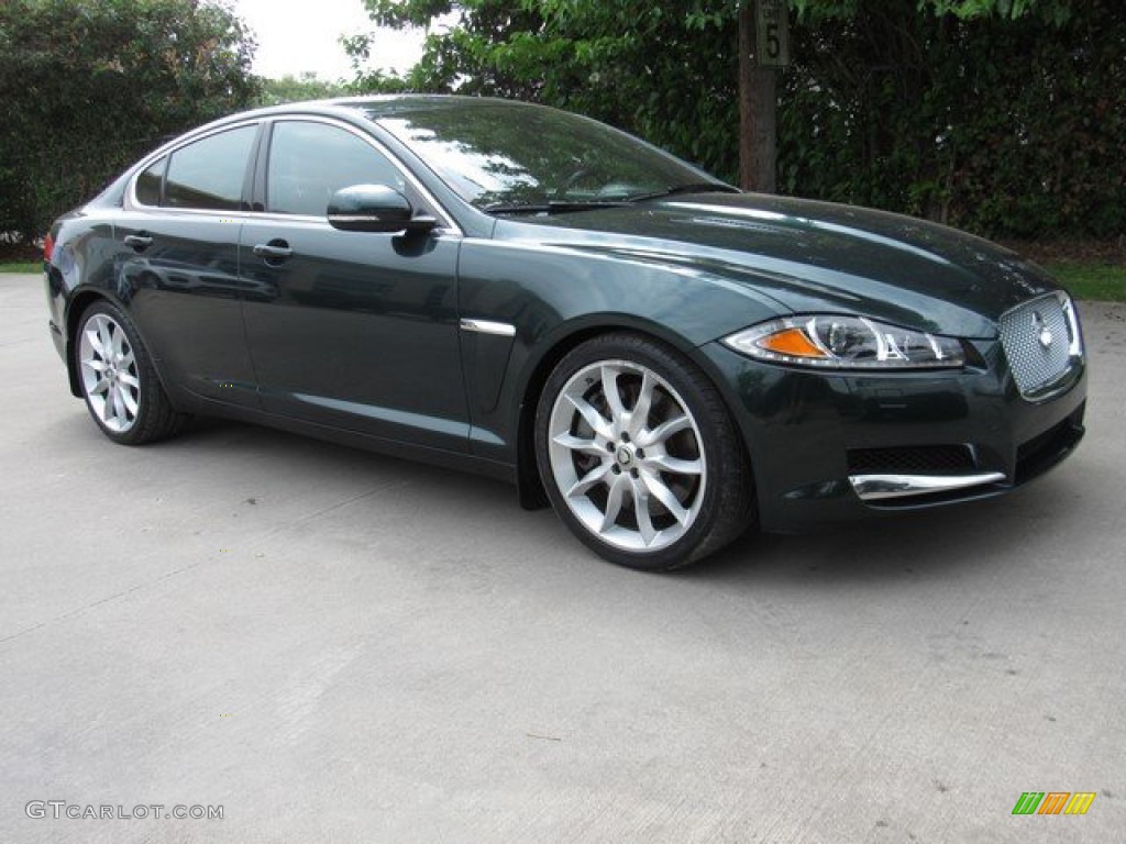 British Racing Green Metallic 2012 Jaguar XF Supercharged Exterior Photo #132865010