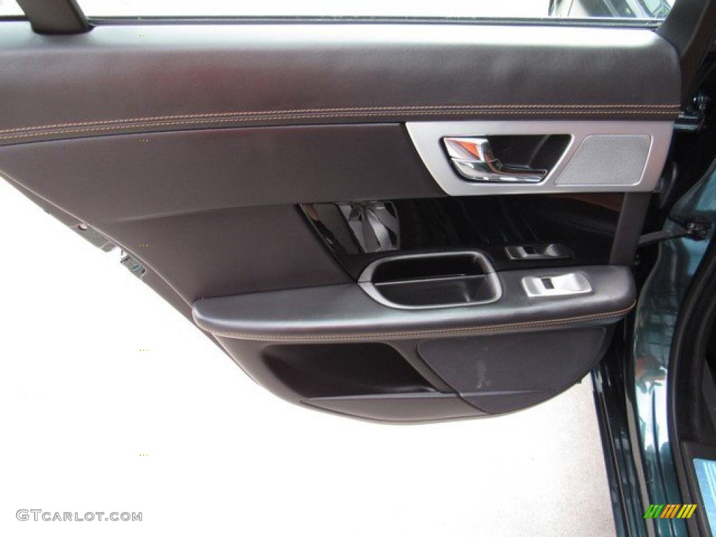 2012 XF Supercharged - British Racing Green Metallic / London Tan/Warm Charcoal photo #23