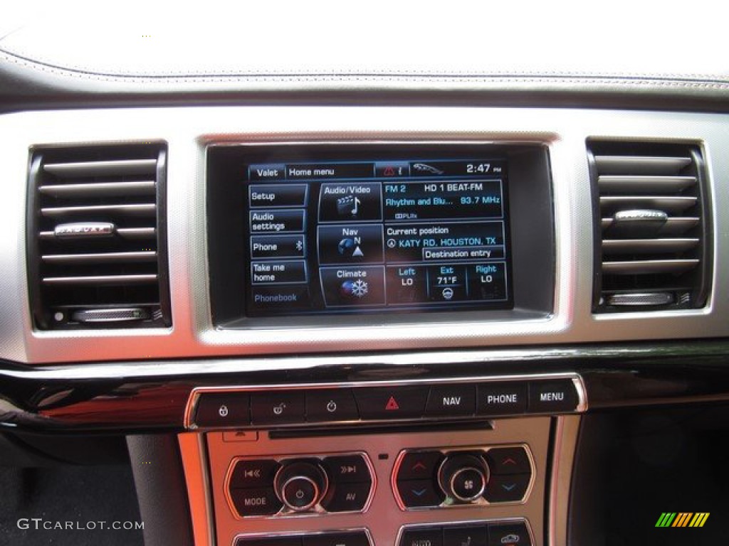 2012 XF Supercharged - British Racing Green Metallic / London Tan/Warm Charcoal photo #31