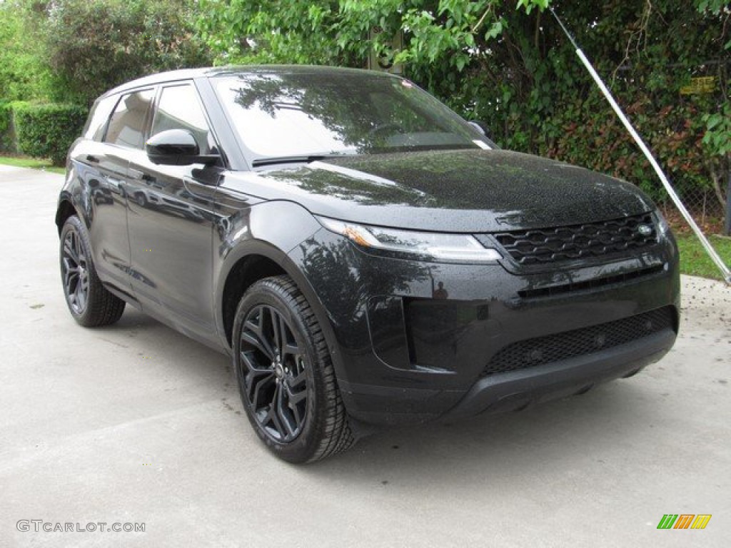 2020 Santorini Black Metallic Land Rover Range Rover Evoque SE