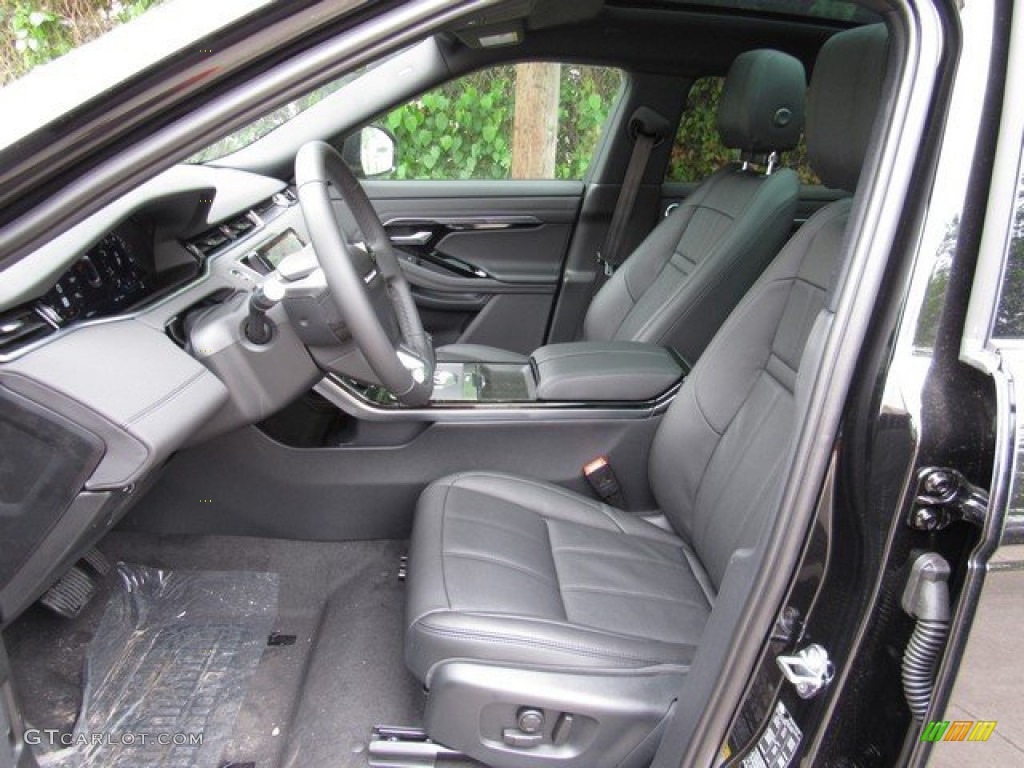 Ebony Interior 2020 Land Rover Range Rover Evoque SE Photo #132866574