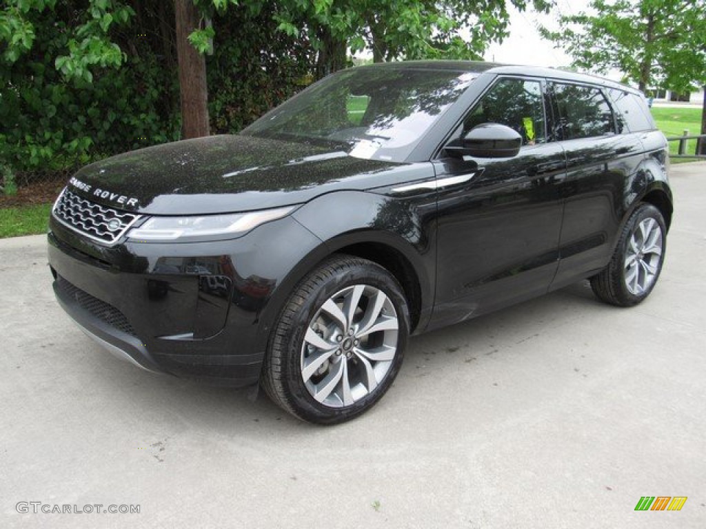 Santorini Black Metallic 2020 Land Rover Range Rover Evoque SE Exterior Photo #132866709