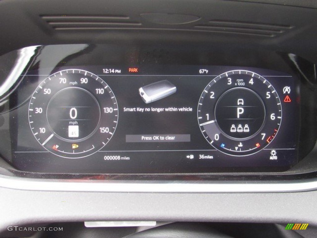 2020 Land Rover Range Rover Evoque SE Gauges Photo #132867123