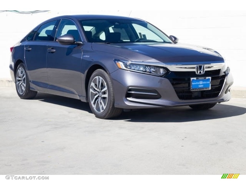 2019 Accord Hybrid Sedan - Modern Steel Metallic / Black photo #1