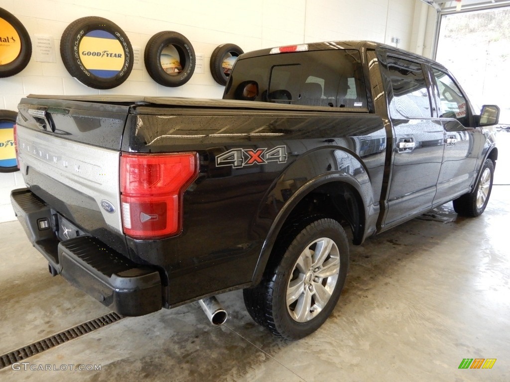 2018 F150 Platinum SuperCrew 4x4 - Shadow Black / Black photo #4