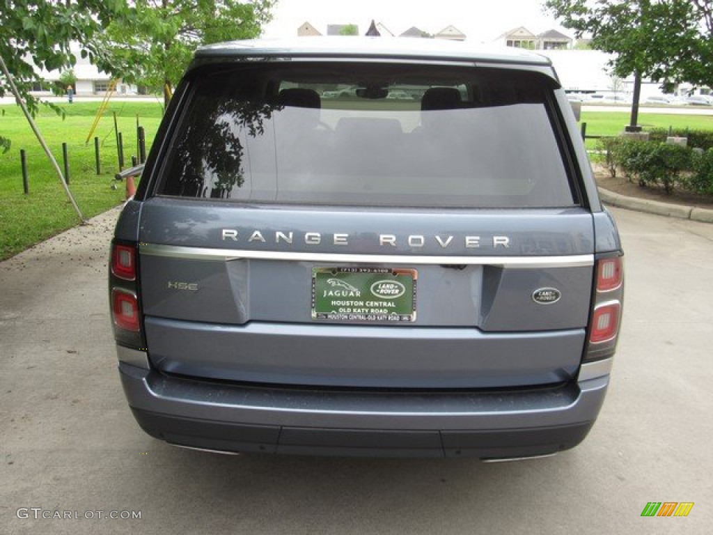 2019 Range Rover HSE - Byron Blue Metallic / Navy/Ivory photo #8