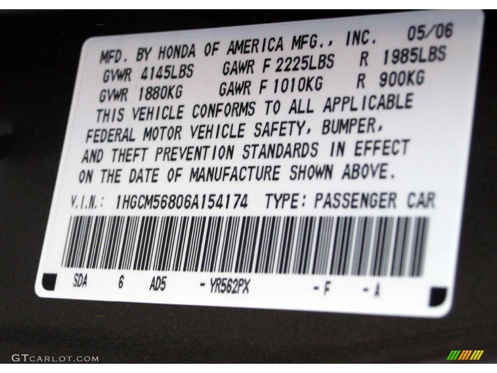 2006 Accord EX-L Sedan - Carbon Bronze Pearl / Ivory photo #25