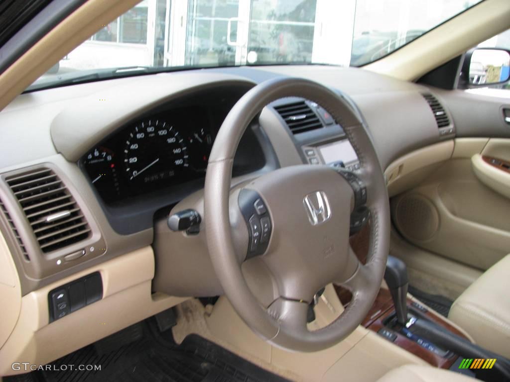 2006 Accord EX-L Sedan - Nighthawk Black Pearl / Ivory photo #12