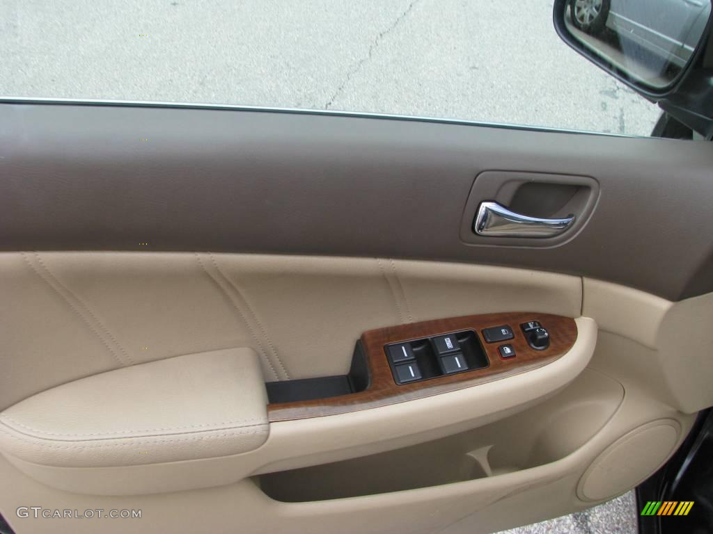 2006 Accord EX-L Sedan - Nighthawk Black Pearl / Ivory photo #13