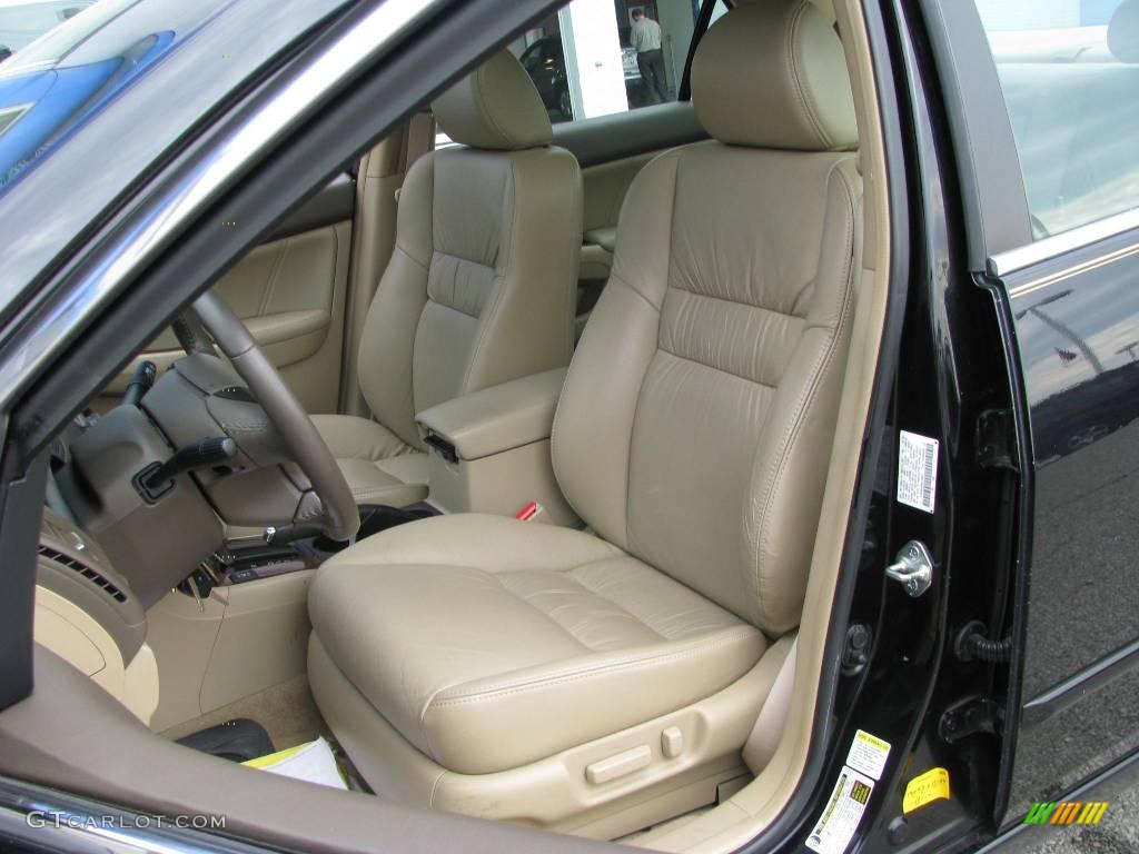 2006 Accord EX-L Sedan - Nighthawk Black Pearl / Ivory photo #14