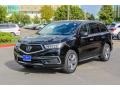 2019 Majestic Black Pearl Acura MDX   photo #3