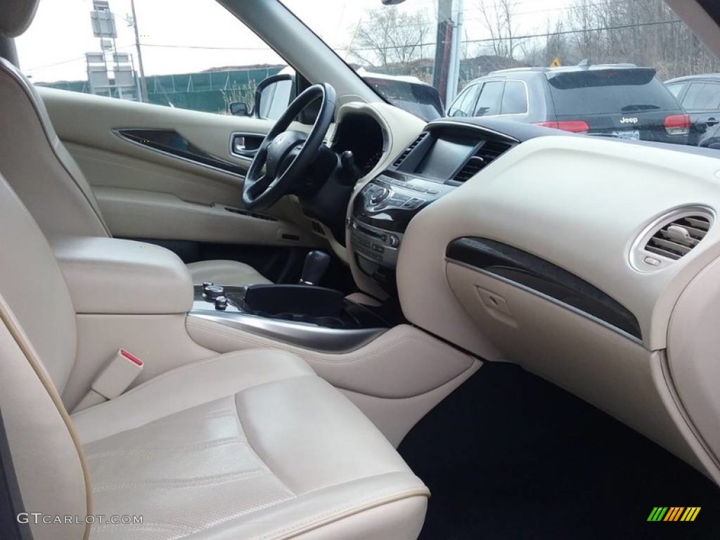 2015 QX60 3.5 AWD - Majestic White / Wheat photo #7