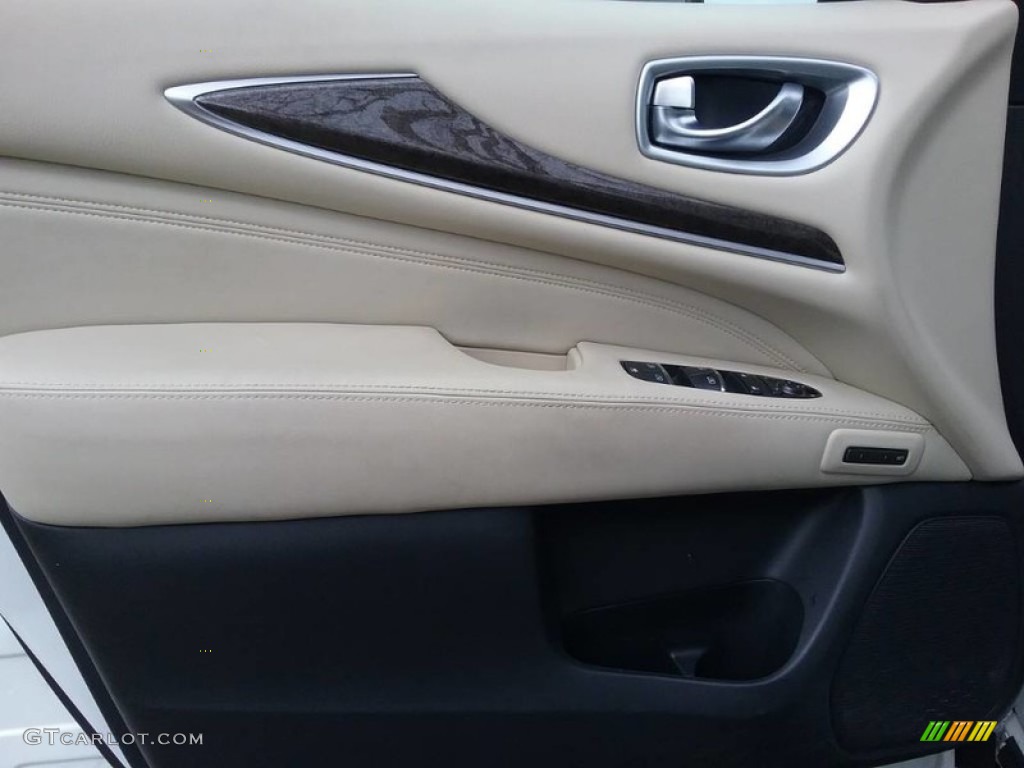 2015 QX60 3.5 AWD - Majestic White / Wheat photo #8