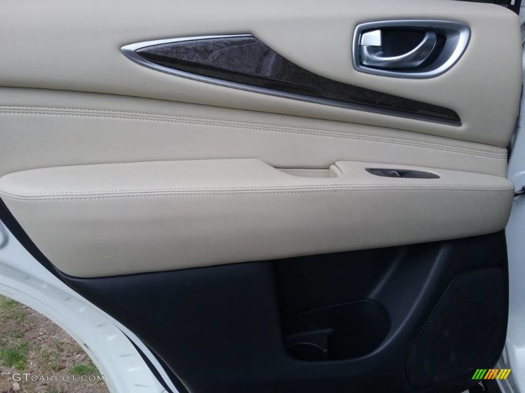2015 QX60 3.5 AWD - Majestic White / Wheat photo #9