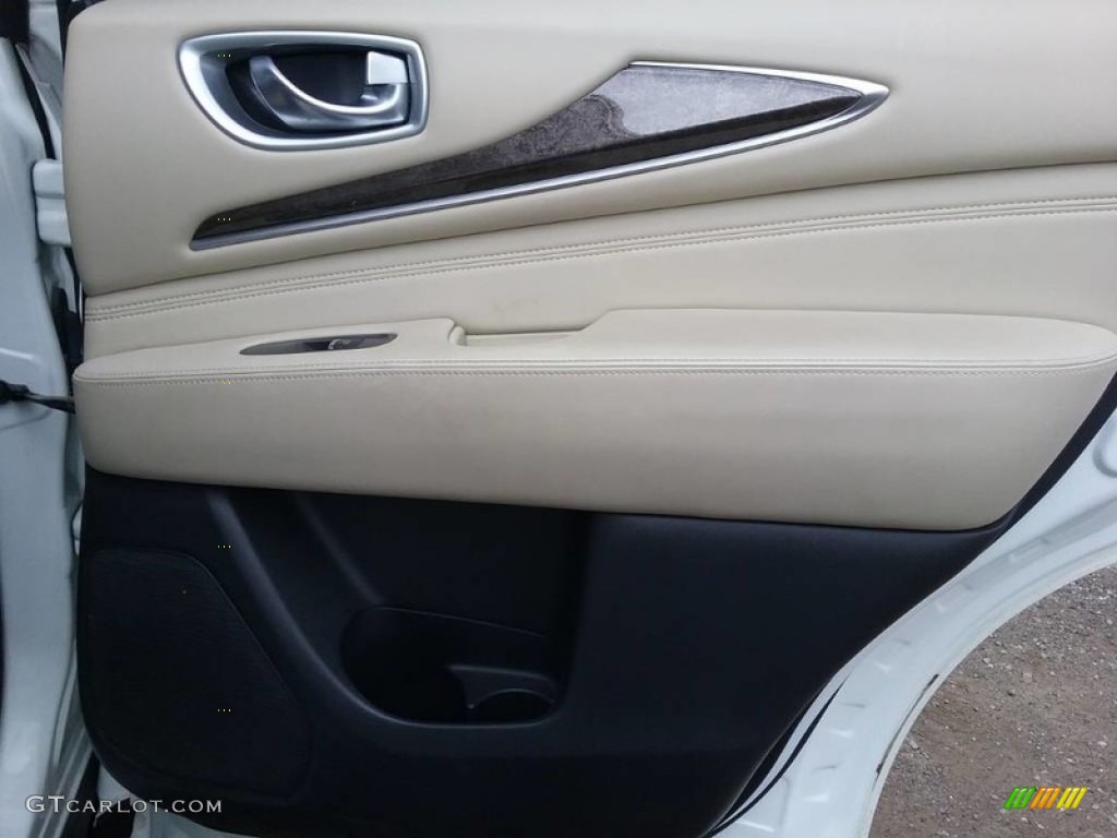 2015 QX60 3.5 AWD - Majestic White / Wheat photo #10