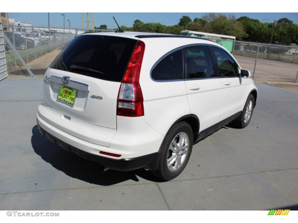 2011 CR-V EX-L 4WD - Taffeta White / Gray photo #8