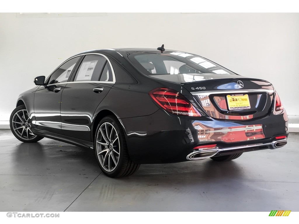 2019 S 450 Sedan - Magnetite Black Metallic / Nut Brown/Black photo #2