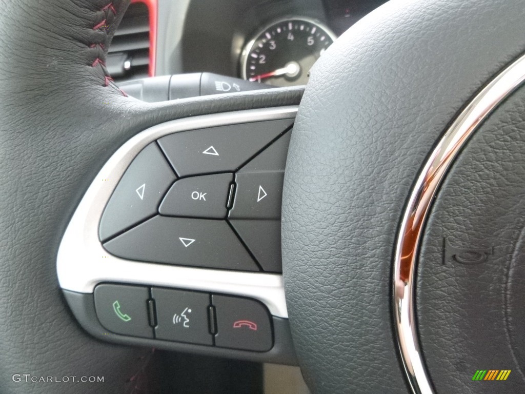 2019 Jeep Renegade Trailhawk 4x4 Black Steering Wheel Photo #132882050