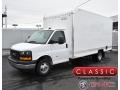 Summit White - Savana Cutaway 3500 Commercial Moving Truck Photo No. 1