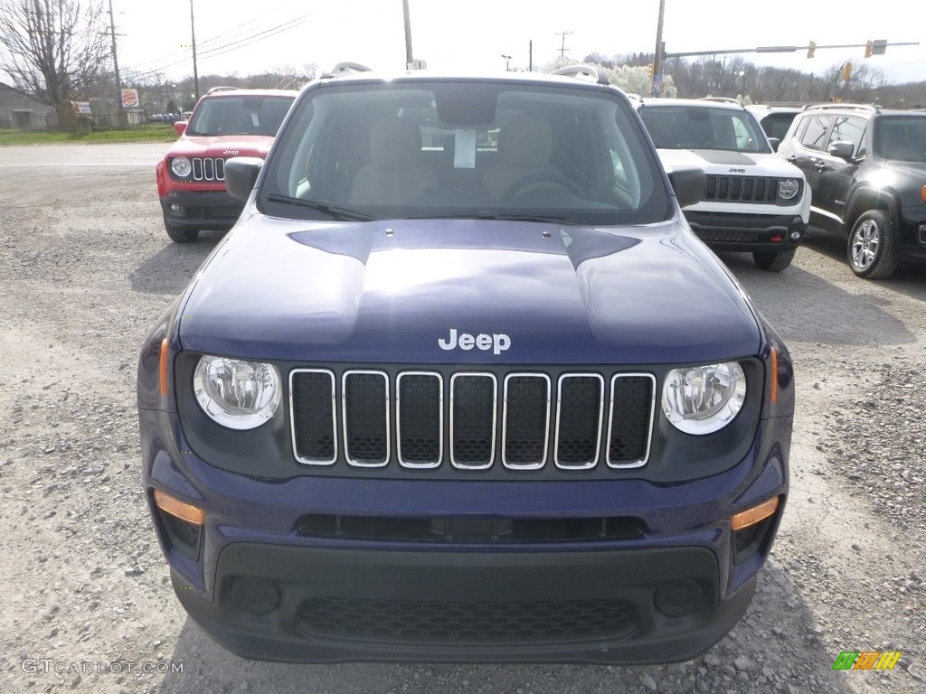 2019 Renegade Sport 4x4 - Jetset Blue / Black/Sandstorm photo #8