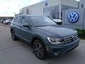 Stone Blue Metallic 2019 Volkswagen Tiguan SEL 4MOTION