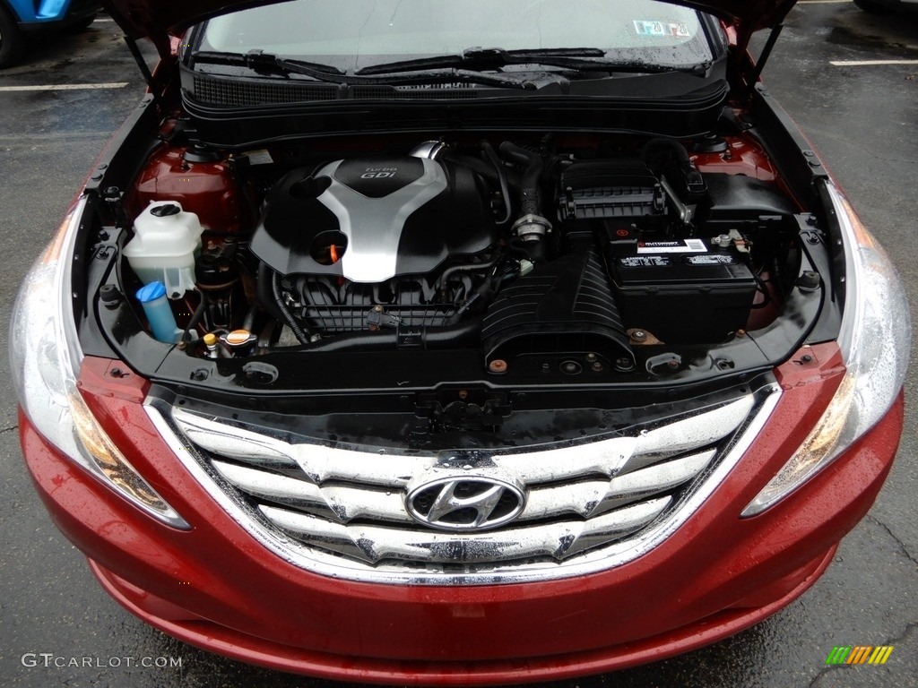2011 Sonata Limited 2.0T - Venetian Red / Black photo #11