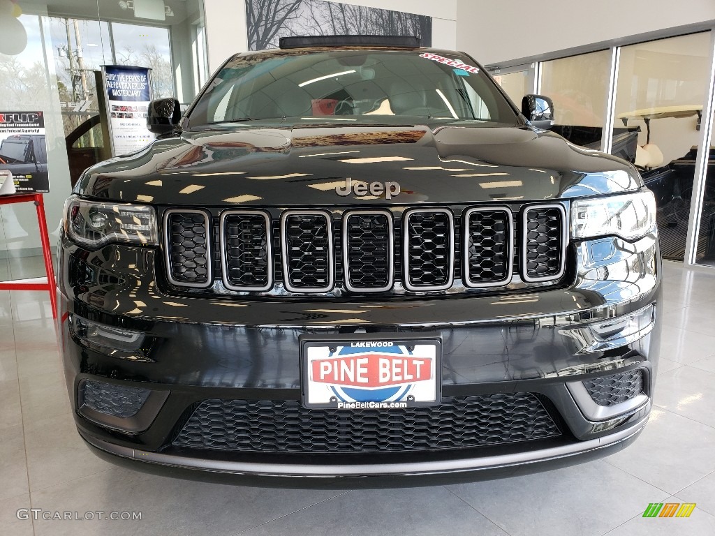 2019 Grand Cherokee Limited 4x4 - Diamond Black Crystal Pearl / Black photo #2