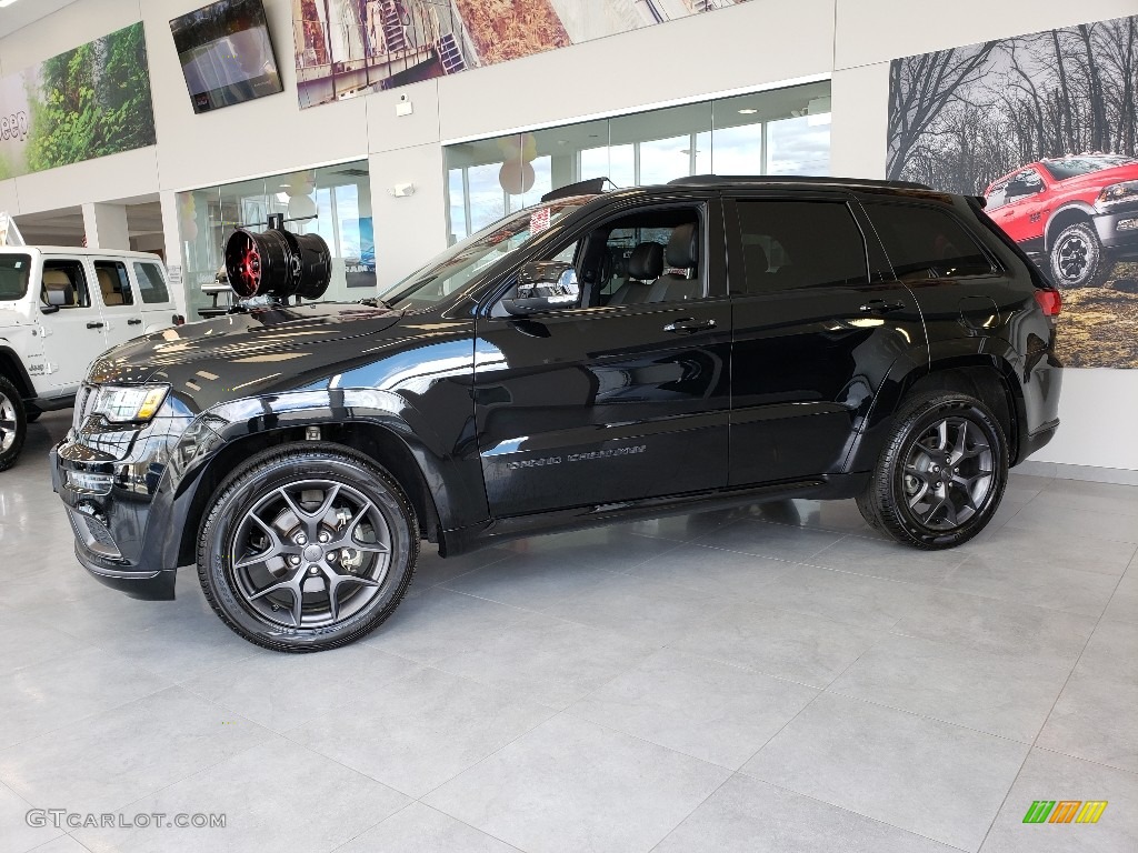 2019 Grand Cherokee Limited 4x4 - Diamond Black Crystal Pearl / Black photo #3