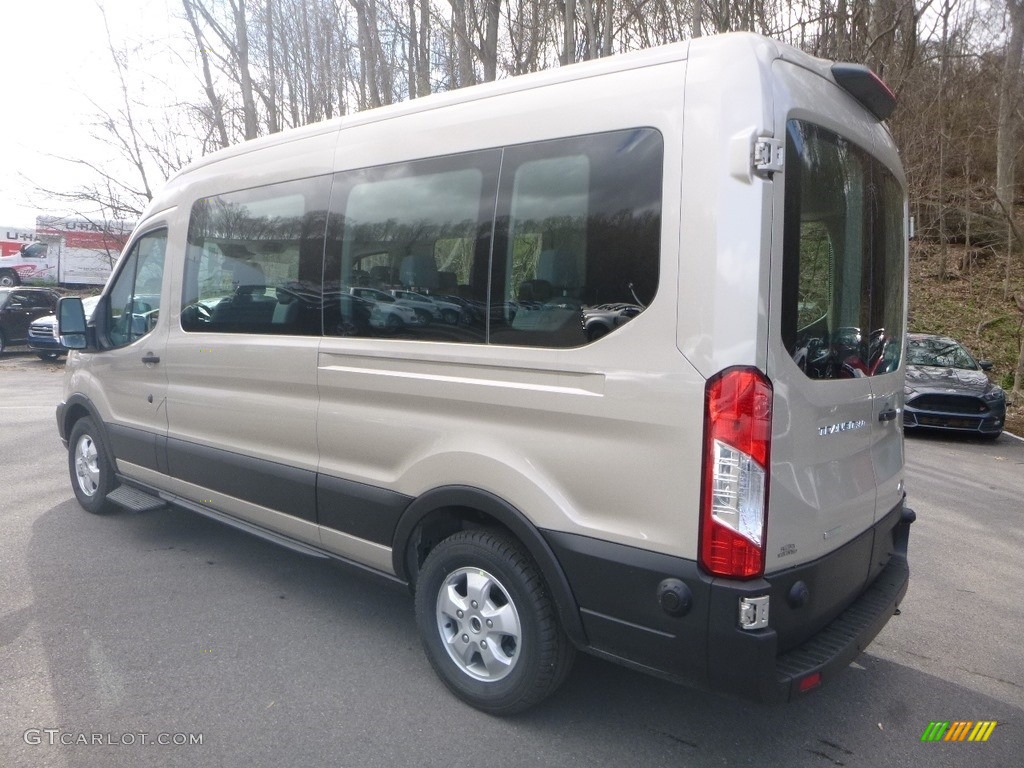 White Gold 2019 Ford Transit Passenger Wagon XLT 350 MR Long Exterior Photo #132887507