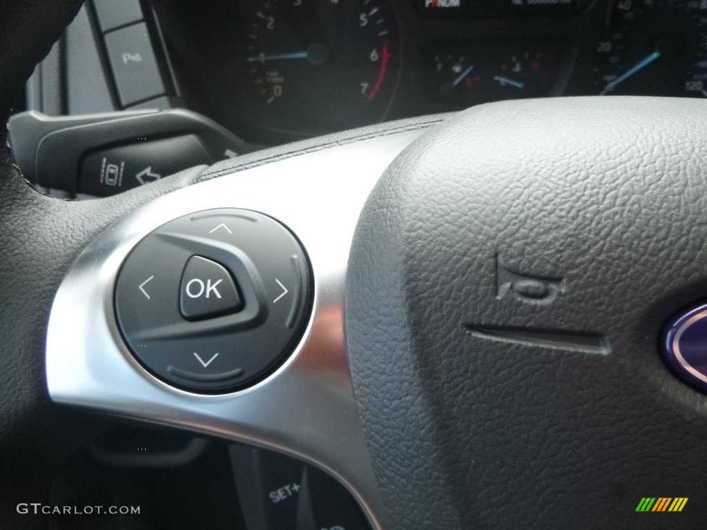 2019 Ford Transit Passenger Wagon XLT 350 MR Long Pewter Steering Wheel Photo #132887684