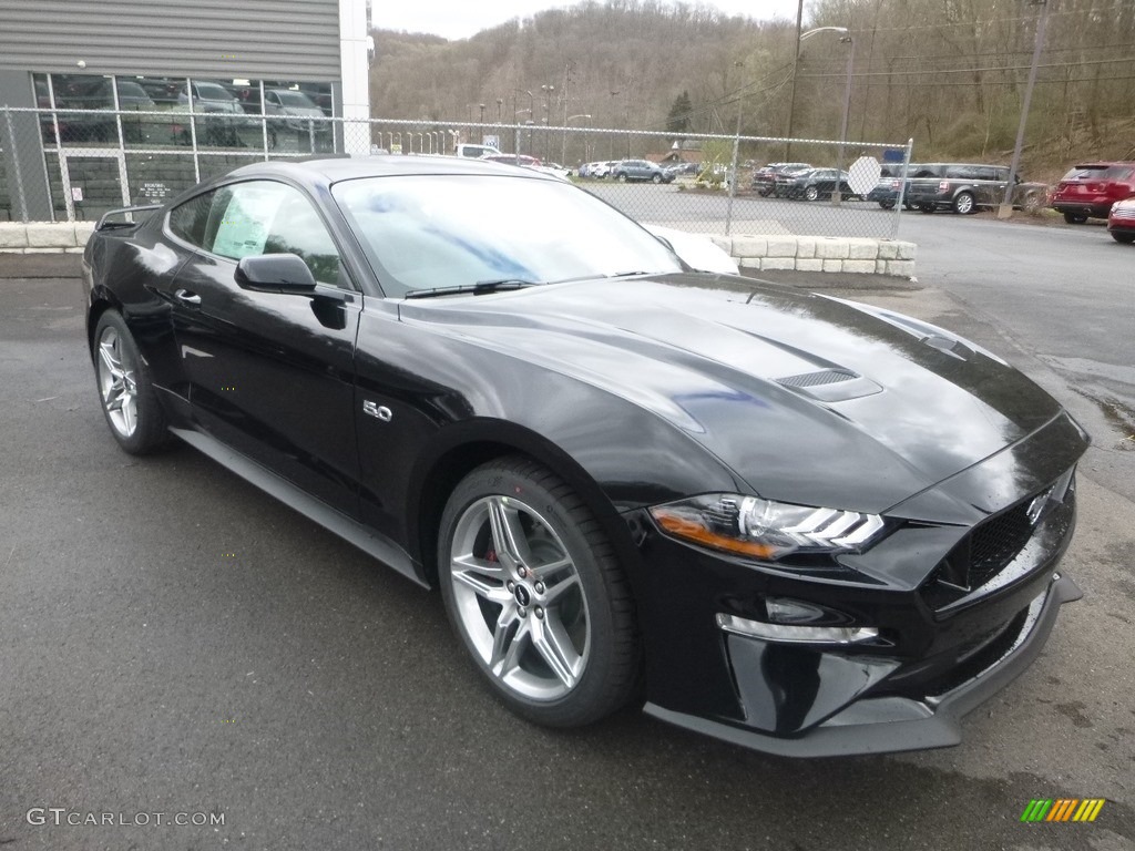 Shadow Black 2019 Ford Mustang GT Fastback Exterior Photo #132888893