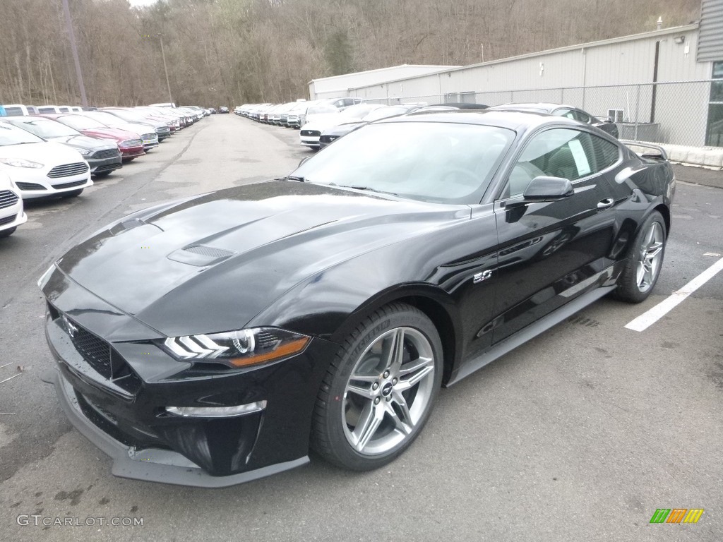 Shadow Black 2019 Ford Mustang GT Fastback Exterior Photo #132888941