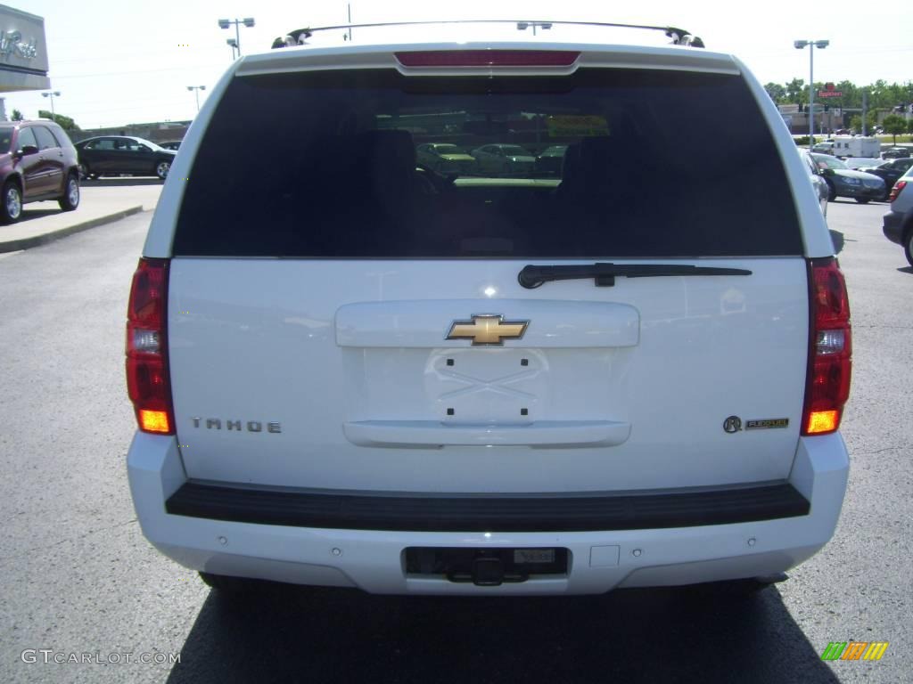 2007 Tahoe LT 4x4 - Summit White / Dark Titanium/Light Titanium photo #4