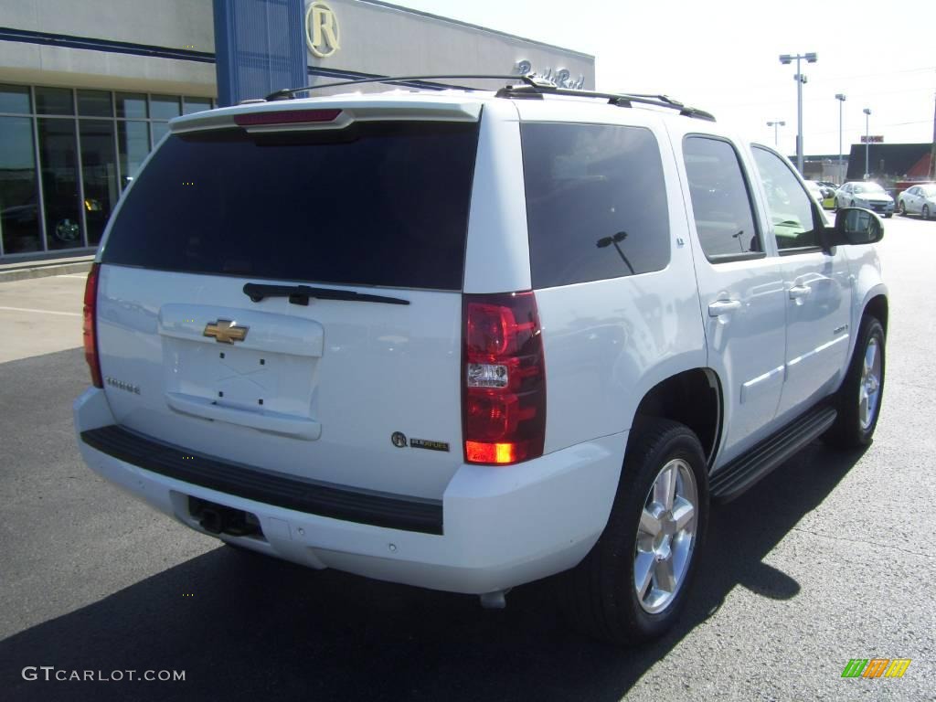 2007 Tahoe LT 4x4 - Summit White / Dark Titanium/Light Titanium photo #5