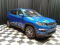 2019 Laser Blue Pearl Jeep Compass Latitude  photo #4